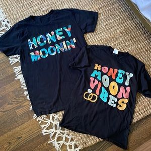 His and Hers Honeymoon Shirts